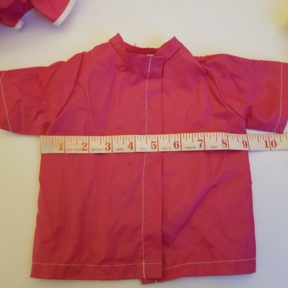 Baby Doll Clothes Dress, Sleeper, Two Piece Outfit, Two Raincoats, One Rain Hat - Picture 2 of 12